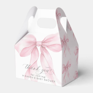Ballotins Pink Bow Baby girl Douche élégant