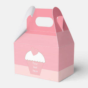 Ballotins Pink Cupcake Ombre Stripes