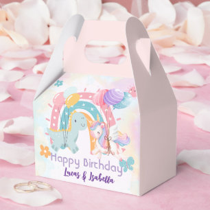 Ballotins Pink Cute Unicorn dinosaures arc-en-ciel fête d'an