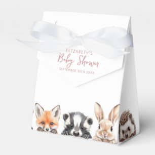 Ballotins Pink Forest Friends Woodland Animaux Baby shower