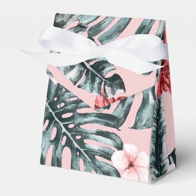 Ballotins Pink Paradise Tropical Island Botanique Florale (Verso)
