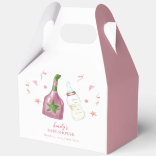 Ballotins Pink Sweet Poppin Champagne Bouteilles Baby shower