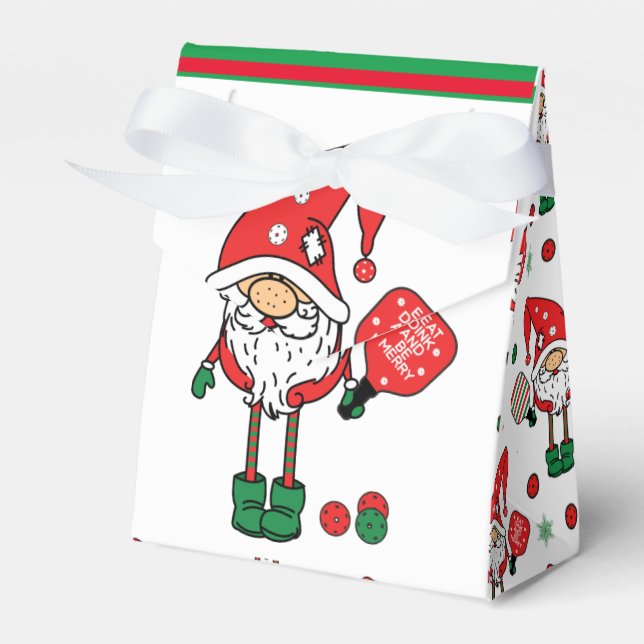 Ballotins Pique-nique de Noël Père Noël Ballotin de tente (Verso)