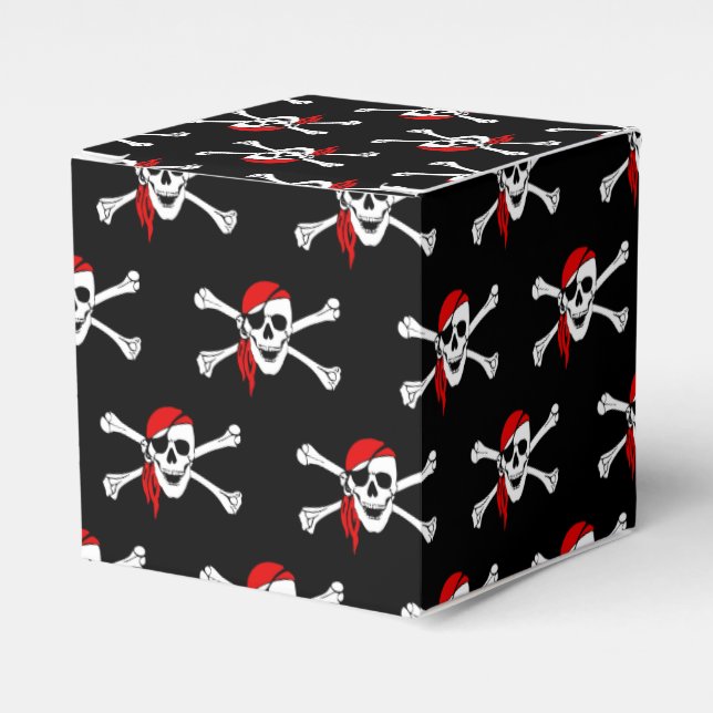 Ballotins Pirate Skull Party Favoriser Box (Verso)