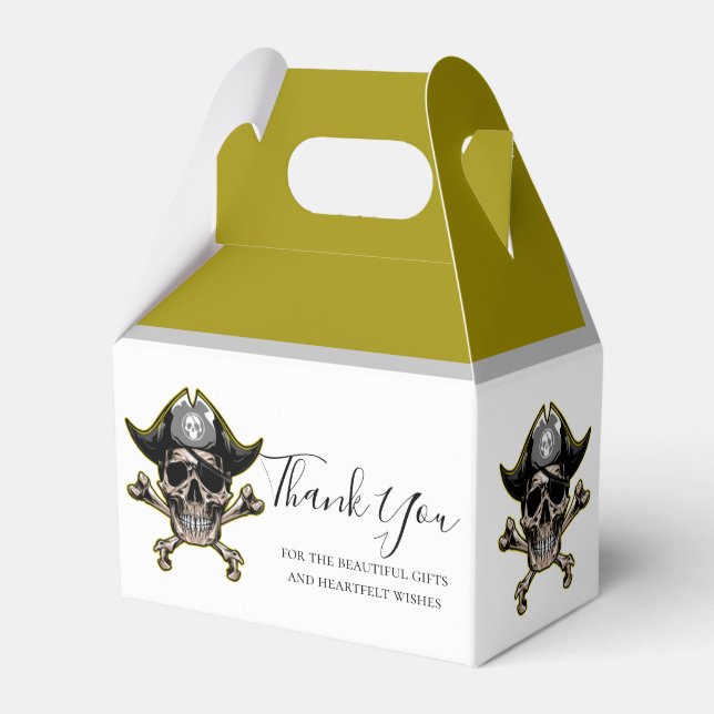 Ballotins Pirate thème fête adulte Cross Bones Ballotin (Verso)