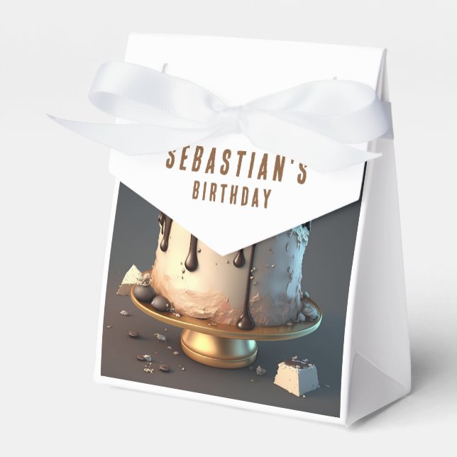 Ballotins Pirate thème gâteau anniversaire (Verso)