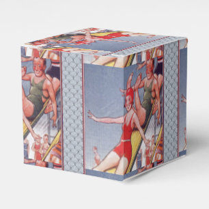 Ballotins Piscine Fête Nage Vintage Été