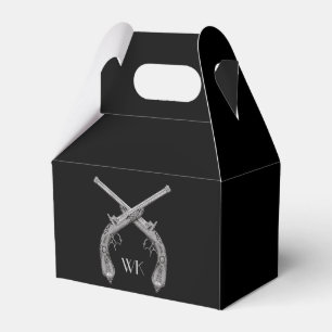 Ballotins Pistolets croisés Monogramme Noir