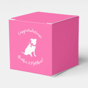 Ballotins Pit Bull Chien Baby shower rose fille Pitbull
