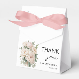 Ballotins pivoines roses blanches fleurs rustiques mariage f