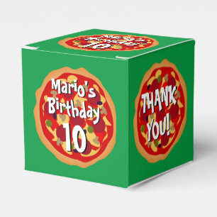 Ballotins Pizza Anniversaire fête faveur boîte mystère pour