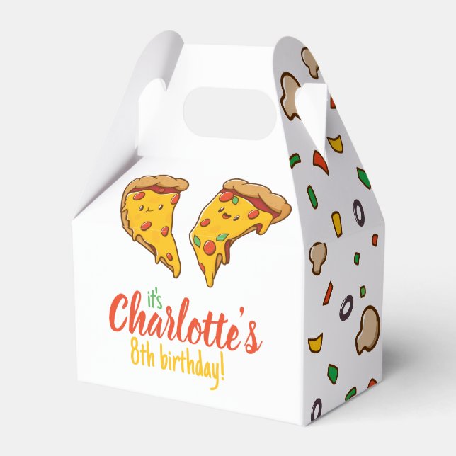 Ballotins Pizza, Slice of Birthday fun, kawaii (Verso)
