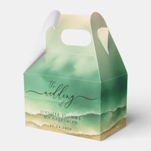 Ballotins Plage océanique bleu aquarelle soleil d'été