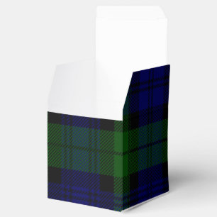 Ballotins Plaid noir de vert bleu de tartan de clan de