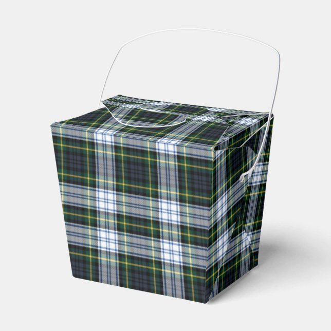 Ballotins Plaid Tartan Clan Gordon White Green Classic (Verso)