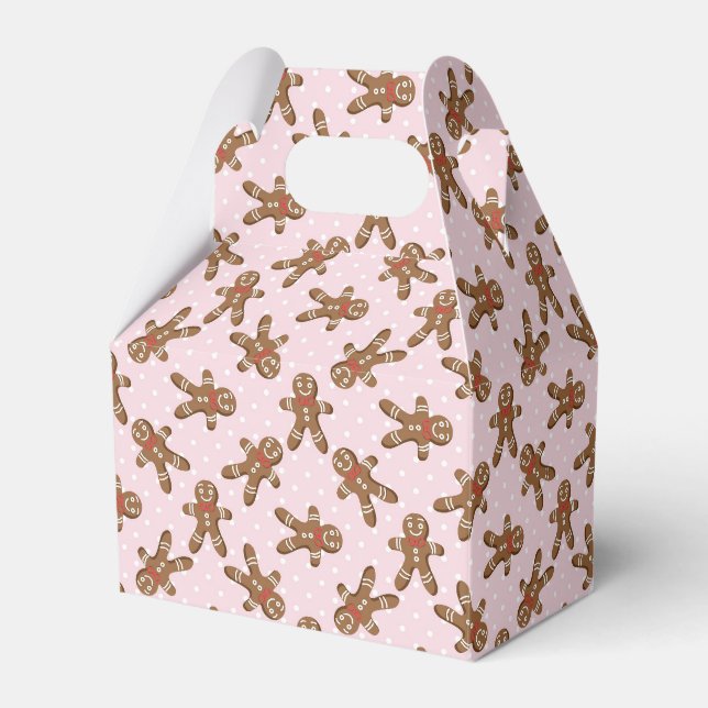 Ballotins Pneuka rose Dot Pain d'épice Homme Noël Cookie (Verso)
