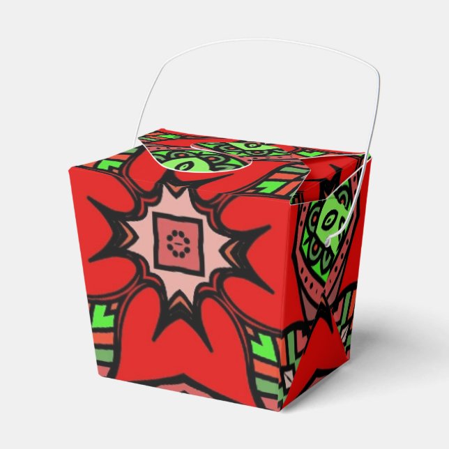 Ballotins Poinsettias Christmas Takeout (Verso)