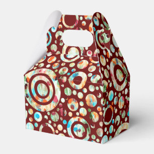 Ballotins Points de couleur et Motif circulaire + votre text