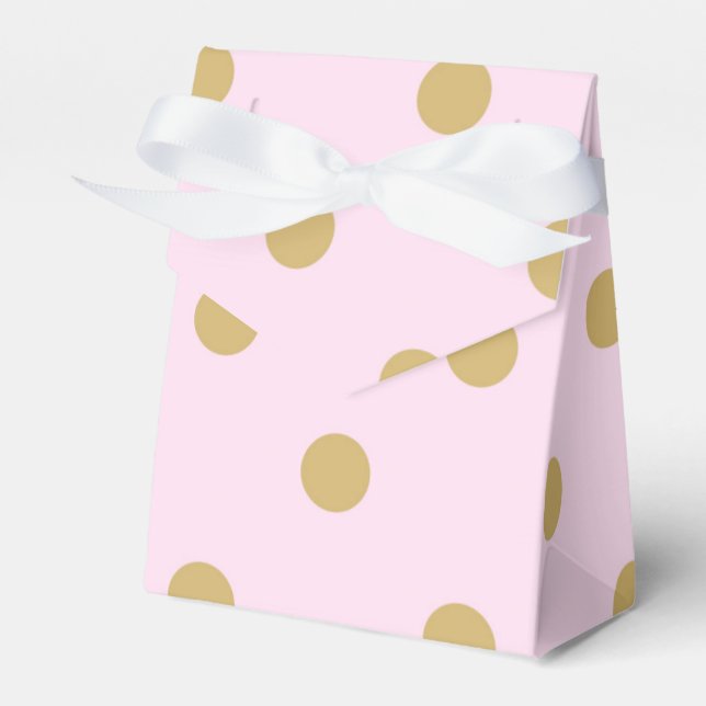 Ballotins Points rose et or Royal Crown Party Favoriser les  (Verso)