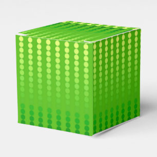 Ballotins Points satinés - nuances vert citron
