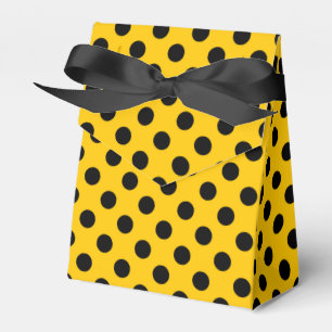 Ballotins Pois noirs sur jaune