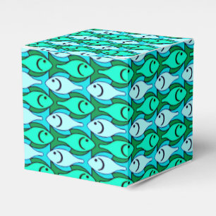 Ballotins Poisson moderne du milieu du siècle, vert jade et 