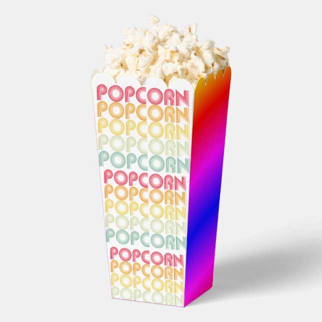 Ballotins Popcorn arc-en-ciel (Sauté)