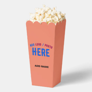 BALLOTINS POPCORN MODERNE ET MODERNE EN CORAIL ORANGE