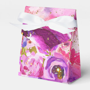 Ballotins Pops de rose et violet vibrant Mariage floral