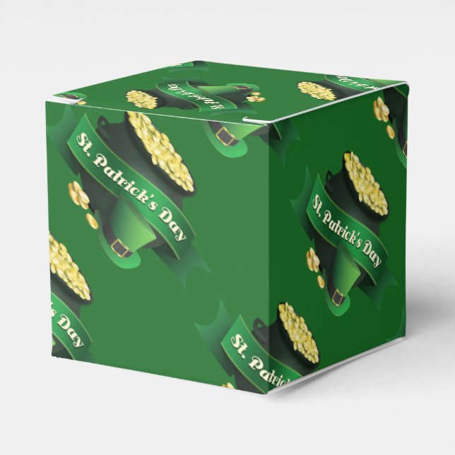 Ballotins Pot d'or de Jour de la Saint Patrick Leprechaun (Verso)