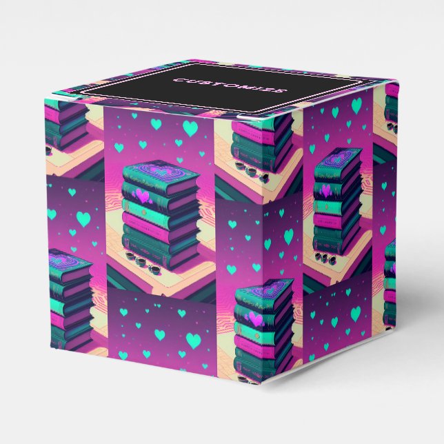 Ballotins Pour L'Amour Des Livres Cube Rose (Verso)