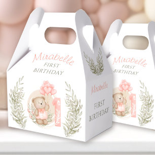 Ballotins Premier Anniversaire Mignonne Teddy Bear Ballons C