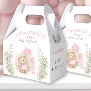 Ballotins Premier Anniversaire Mignonne Teddy Ours Ballons C