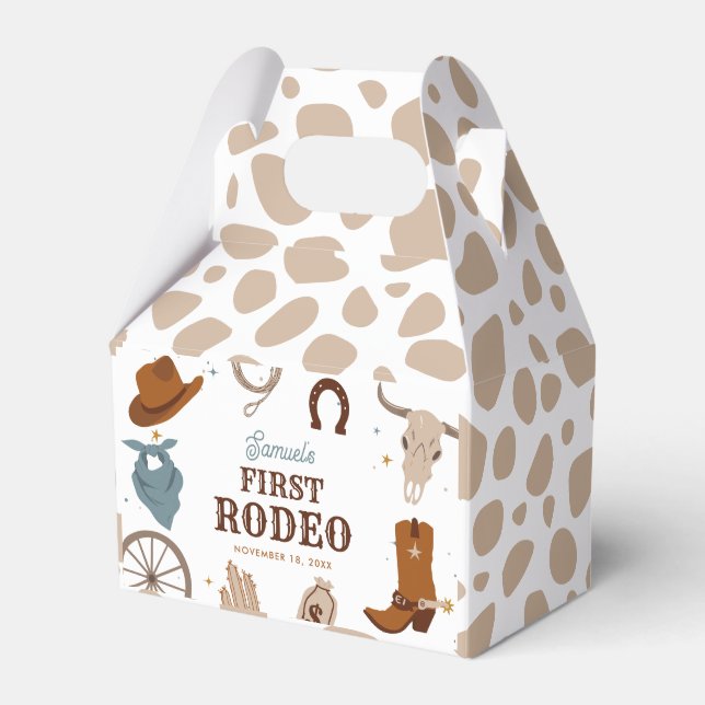 Ballotins Premier Rodéo Beige Wild West Boy Premier annivers (Verso)