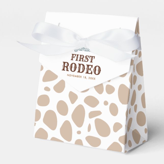 Ballotins Premier Rodéo Wild West Boy Beige Premier annivers (Verso)