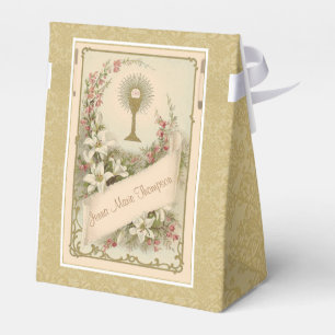 Ballotins Première Communion Vintage Eucharistie religieuse