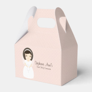 Ballotins Première Sainte Communion Brunette Girl
