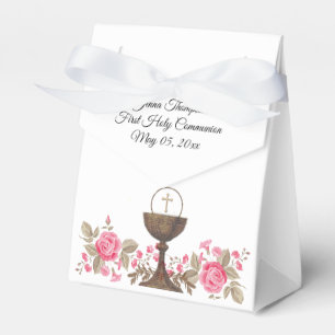 Ballotins Première Sainte Communion Filles Roses traditionne