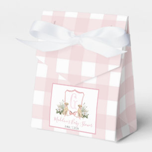 Ballotins Preppy Southern Rose Girl Baby shower chien
