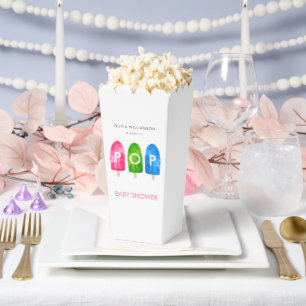 Ballotins Prêt à pop Baby shower populaire coloré