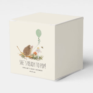 Ballotins Prêt pour la pop champignons Hérisson Baby shower