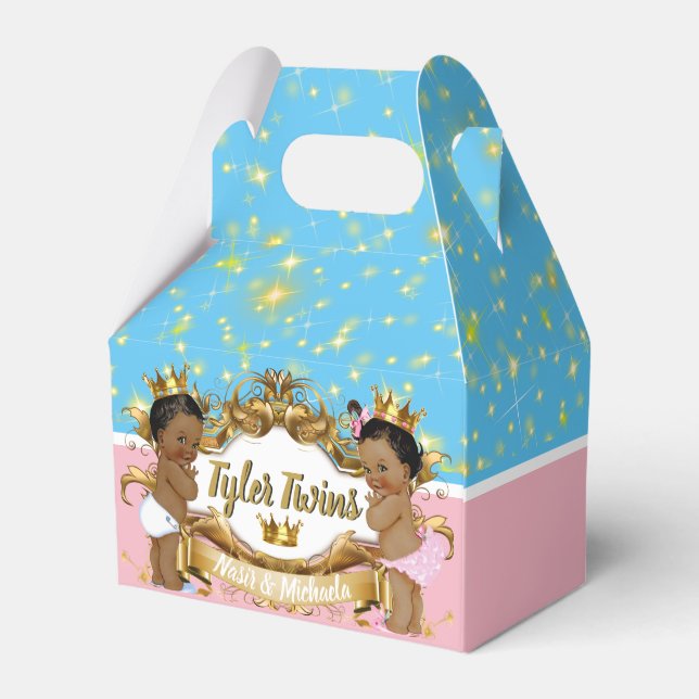 Ballotins Prince ou Princesse d'Afrique avec étincelles d'or (Arrière)