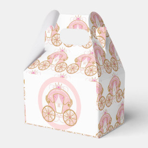 Ballotins Princess Royal Carriage Pink & Gold fête d'anniver