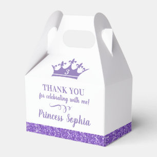 Ballotins Princesse Couronne Merci pourpre Anniversaire