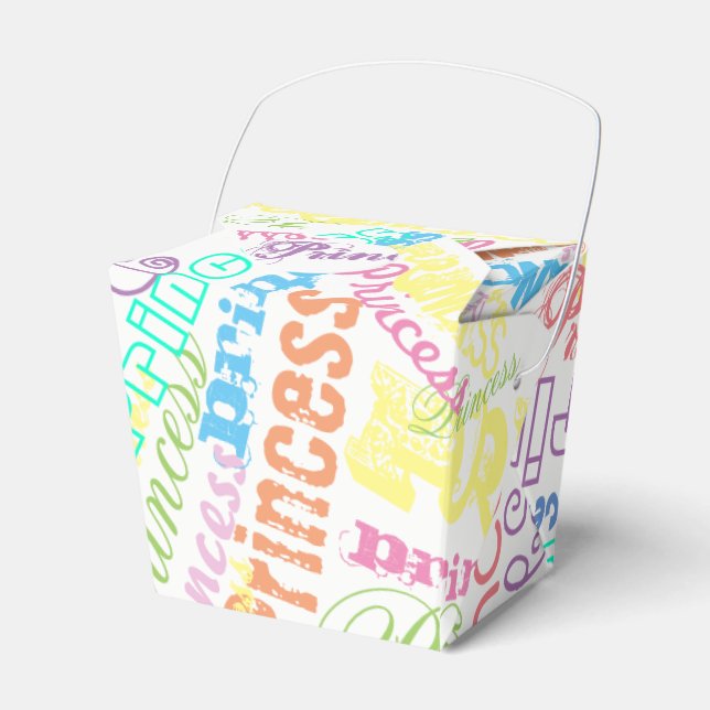 Ballotins Princesse Nom Personnalisé Couleurs Pastel Sherber (Verso)