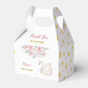 Ballotins Princesse Swan Baby shower Merci