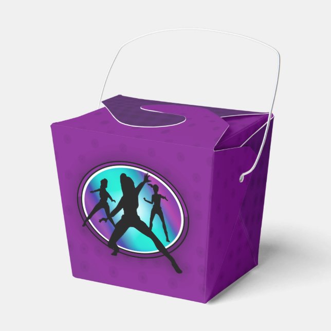 Ballotins Purple Girls Spy Party Favoriser Box (Verso)