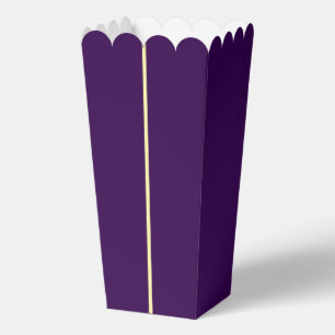 Ballotins PURPLE YELLOW Movie Night Popcorn Boxes - 10 pack