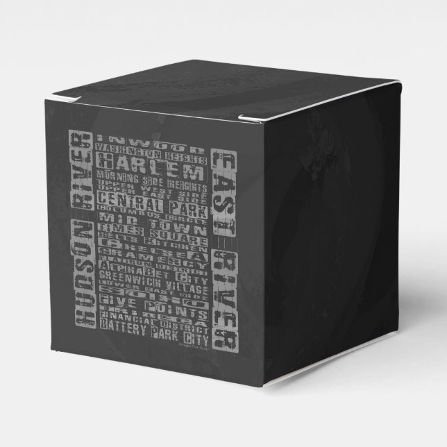 Ballotins Quartiers NYC Gris (Verso)