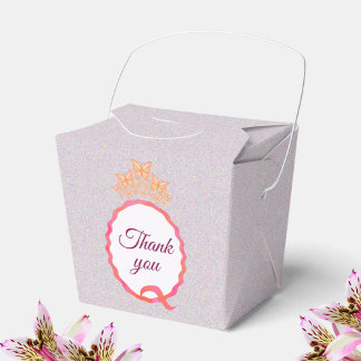 Ballotins Quinceañera Butterfly Crown Squiggle Thank You